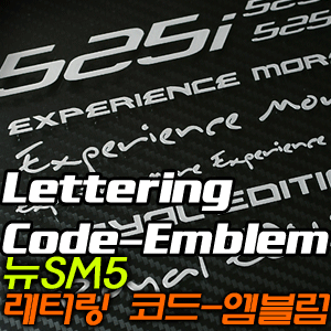 [EXOS] 뉴SM5 레터링 코드-엠블럼